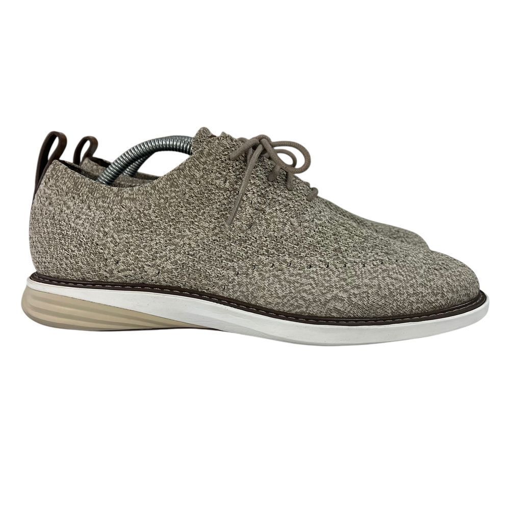 Cole Haan Grand Evolution Stichlite Brown Wingtip Oxford Mens Size‎ 9.5